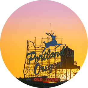 Portland Oregon sign image
